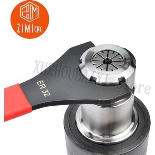 ER25/ER32 Crescent wrench ER16A heat treatment high strength hook round nut wrench side hole hook wrench powerful wrench