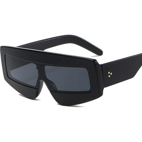 European and American fashion 2021 new one-piece lens sunglasses personalized hip-hop comfortable sunglasses shades for women