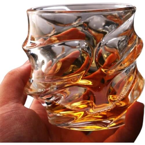 Square Crystal Whiskey Glass Cup For the Home Bar Beer Water and Party Hotel Wedding Glasses Gift Drinkware