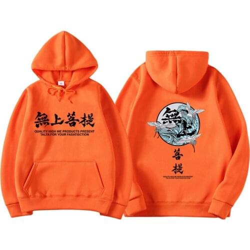 Japanese-style Crane Hip Hop Hoodie Men Sweatshirt Harajuku Black Hoodies Men Clothes 2019 New Japanese Streetwear Mens Hoodies