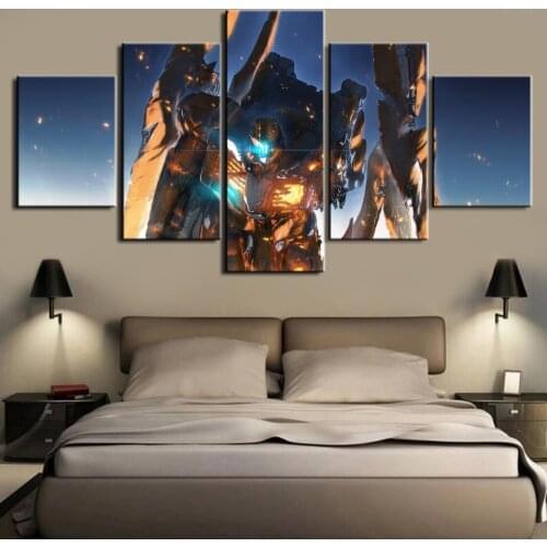 Aldnoah Zero Animation 5 Piece Canvas Painting On Canvas Room Decoration Modern Painting For Home Decor HD Print Painting
