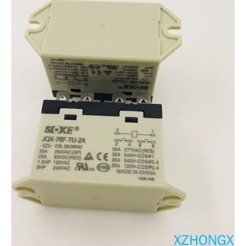 JQX-76F-TU-2A 220-240VAC 25A 6 The old