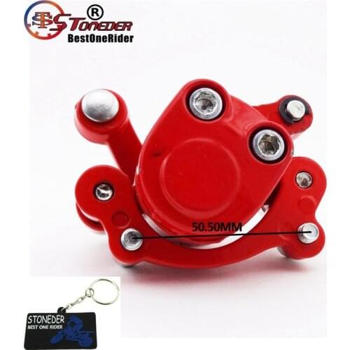 STONEDER Mini Moto Red Front Disc Brake Caliper For 43cc 47cc 49cc Pocket Bike Kids Dirt Bike Gas Scooter Baby Crosser