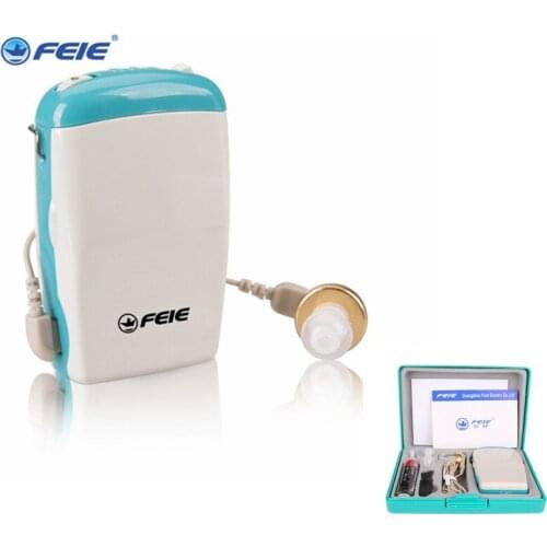 FEIE pocket deaf aid listen device useful hearing aid earphone S-6D free shipping