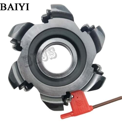 1pcs EMRW 6R 100-32 6T Face End Milling Cutter Indexable Flat Roughing Cutting CNC Milling Cutter EMRW 8R100-32 for RPMT16