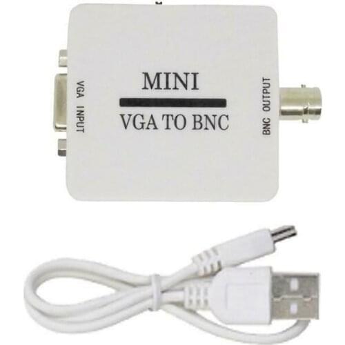 Mini HD VGA to BNC Video Converter Adapter Digital Switcher Box For HDTV Monitor