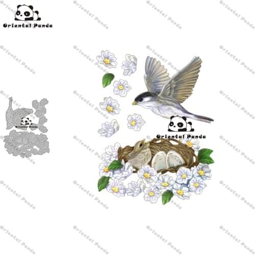 New Dies Birds and nests Metal Cutting Dies diy Dies photo album cutting dies Scrapbooking Stencil Die Cuts Card Making die cut