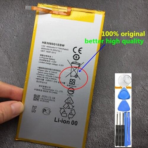 New Original HB3080G1EBW 4800mAh Battery For Huawei MediaPad M2 M1 8.0" M2-801L M2-801W M2-802L M2-803L S8 701u Honor S8-701W