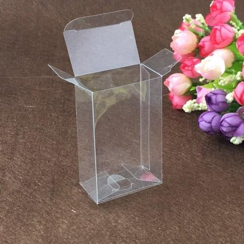 50pcs 6*7*9cm clear plastic pvc box packing boxes for gifts/chocolate/candy/cosmetic/crafts square transparent pvc Box