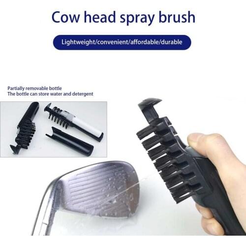 Golf Club Brush Groove Cleaner Tool With Comfortable Handle Golf Horn Shape Cleaning Brush Gof Accessories