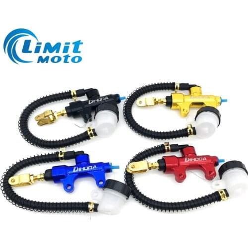 Universal Motorcycle CNC Aluminum alloy hydraulic Rear brake pump master cylinder For Suzuki Kawasaki Honda Yamaha
