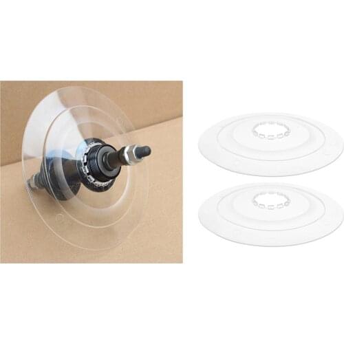 2pcs Bike Flywheel Guard Bicycle Disc Brake Cassette Hubs Protection Cover Mountain Road Bike Brake Wheel Protective Covers
