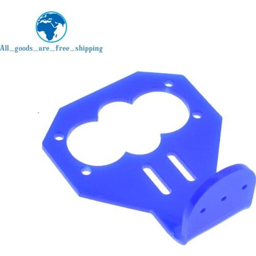 TZT Cartoon Ultrasonic Sensor Mounting Bracket for HC-SR04 Smart Car Blue Color for arduino