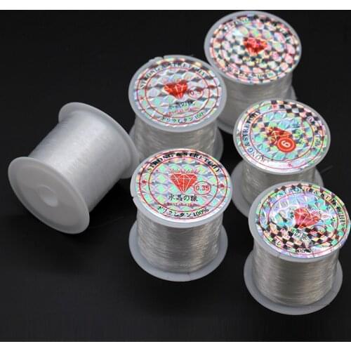 1/10rolls 0.2-1mm Strong Fishing Line Super Power Fish Lines Wire crystal Fishing Wire throuth beads lines for diy jewelry