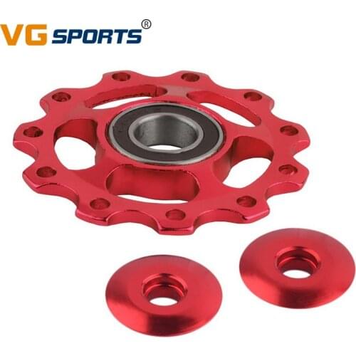 1pc 11T Aluminum Alloy CNC MTB Bicycle Rear Derailleur Pulley Jockey Wheel mountain Bike Guide Roller Part Cycling Accessory