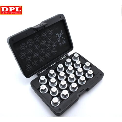 20pcs Wheel Screw Lock Socket Set For BMW For Anti-theft Socket Removal