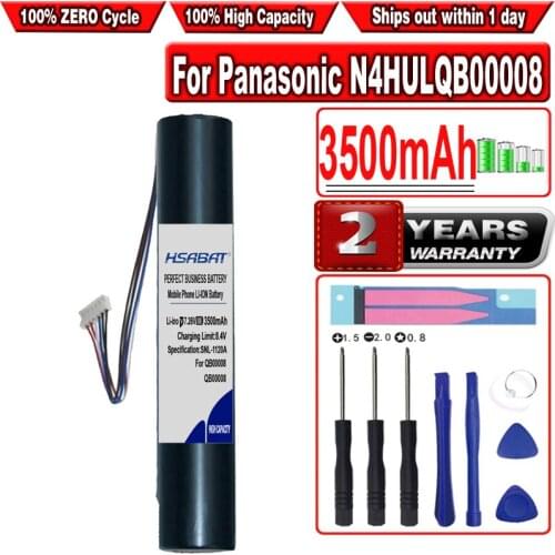 HSABAT 3500mAh N4HULQB00008 Battery for Panasonic N4HULQB00008 Laptop
