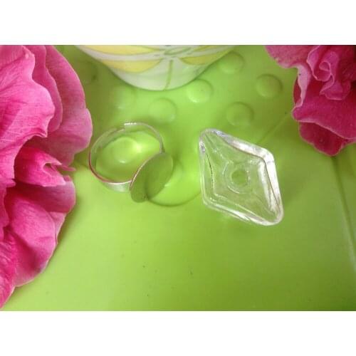 Free shipping !! 30sets 20X28MM Lemon Liquid Rings,glass bubble rings,glass bottle rings,wishing bottle,glass bulb ball rings