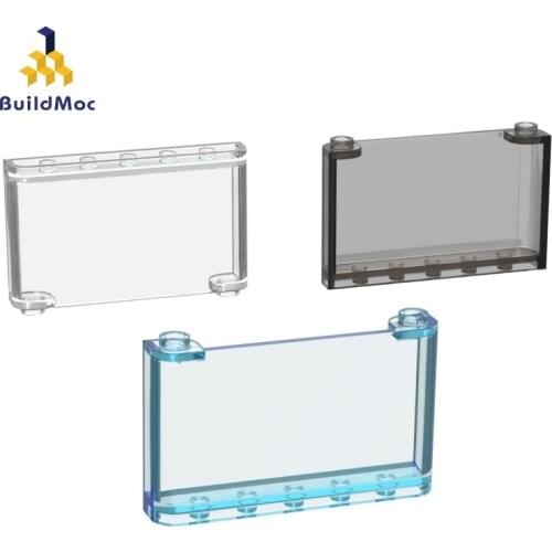 BuildMOC 64453 1x6x3 glass ldd64453 For Building Blocks Parts DIY Construction Educational Creative