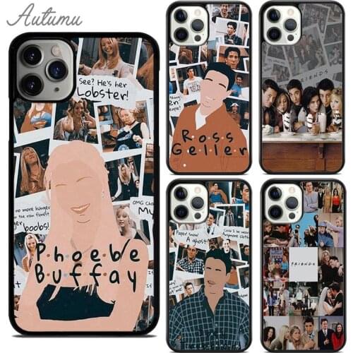 Friends TV Show Characters Phone Case for iPhone 11 12 Pro Max mini X XR XS SE 2020 5 6S 7 8 Plus Samsung Galaxy S8 S9 S10 Cover