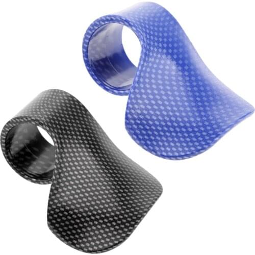 Carbon Throttle Assist Clip Clamp Wrist Rest Cruise Control Grips Black Blue Motorcycle Car Accessories