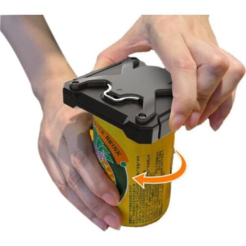 Can opener Large - bore beer and beverage can cap opener for bottle opener