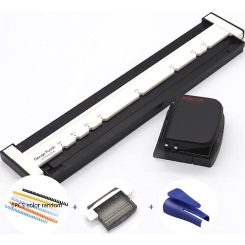 Multifunctional A4 Paper 30-hole Multi-hole Punch B5 26-hole A5 20-hole Binding Clip Daolin Loose-leaf Punch Diy Manual Punch