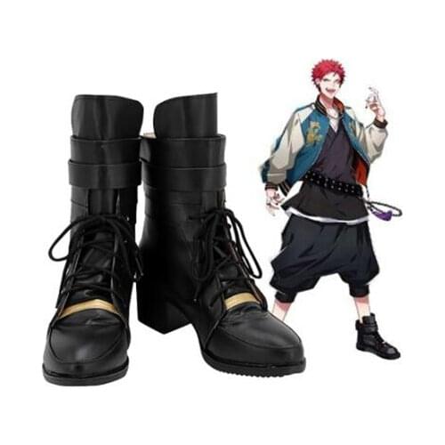 Hypnosis Mic Division Rap Battl DRB Kuko Harai Evil Monk Cosplay Boots Shoes Men Shoes Costume Accessories Halloween Party Shoes