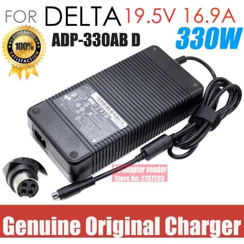 Genuine 19.5V 16.9A 330W DELTA AC Adapter For MSI GT80 GT80S GT73VR GT62VR SERIES GAMING Laptop Adapter Clevo P775DM3 A17-330P2A