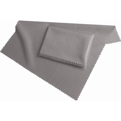 Fiber Display Cleaning Cloth 19x20 cm in gray, for all Smartphones & Tablet PCs - Display Cloth Clean - Screen Cloth