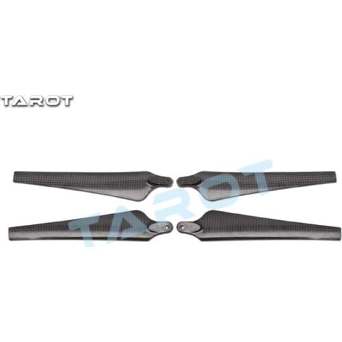 TAROT 15 inch CF Foldable Props Carbon Fiber Propeller CW and CCW TL2941