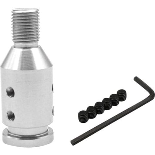 Universal Aluminum Gear Shift Knob Thread Adapter for Non Threaded Shifters 12x1.25mm Car Modified Accessories D7WD