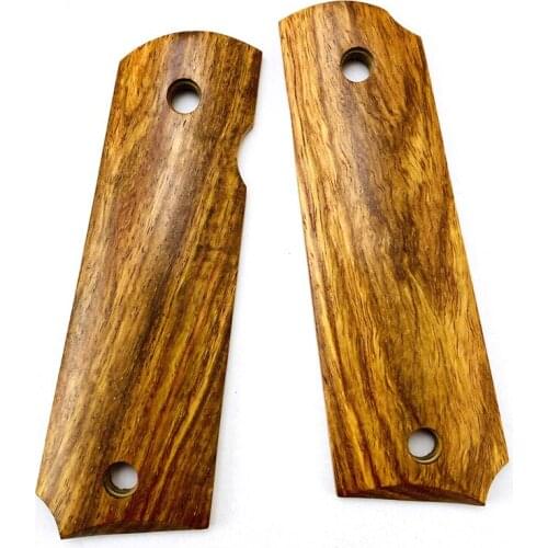 1Pair Patch Natural Cocobolo African Rosewood Non-Slip Patch Handle Scales DIY Hand Grip Patch For 1911 Grips Models New Arrival