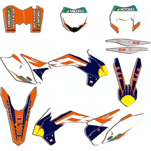 2014-2016 EXC Decals Full Motocross Fairing Graphic Sticker for KTM EXC XCW XCF-W XCFW 125 250 350 450 2014 2015 2016