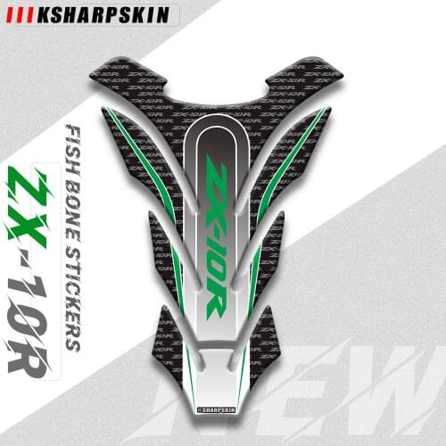 3D Gel Motorcycle stickers protective fuel tank pad sticker decorative decals For KAWASAKI ZX-10R zx10r zx 10r