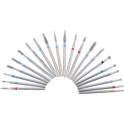 6Pcs Diamond Milling Cutters For Manicure Carbide Nail Drill Bits Kits Equipment Tools