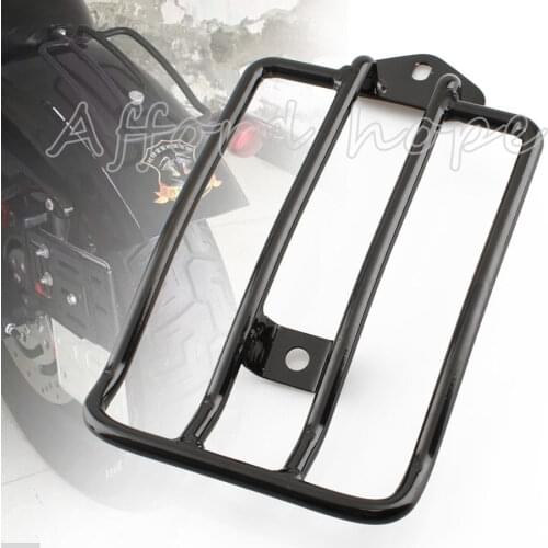 Motorcycle Stock Solo Sea Luggage Carrier Support Shelf Frame Rack Black Steel Painted Fit For Sportster XL Nightster 04-14