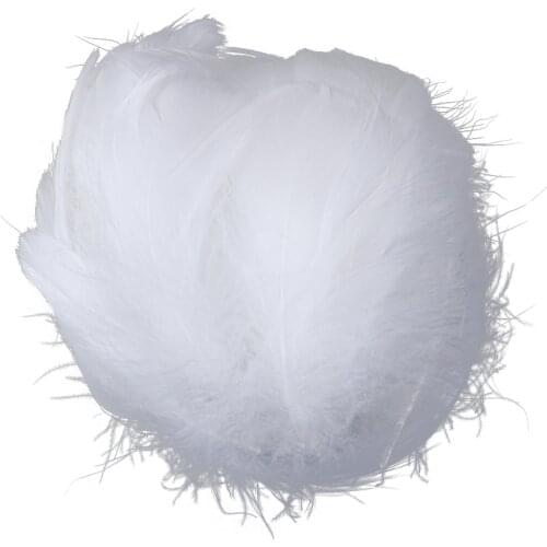 17 Colors White Goose Feather 5-8cm DIY Jewelry Accessory Feathers for Crafts Wedding Party Decoration Plume