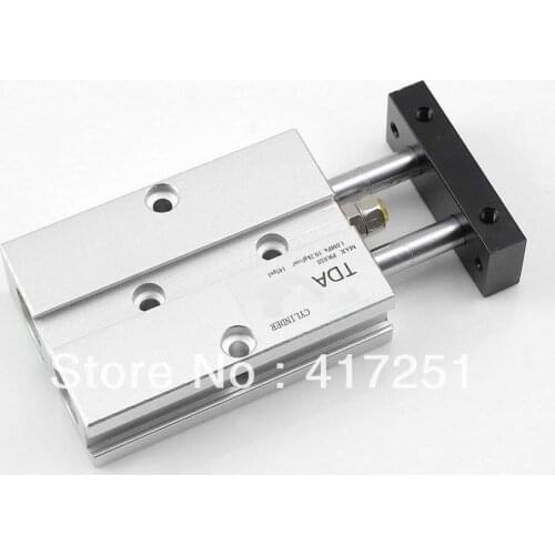 Cylinder TDA10-50 Compact Type Dual Rod Cylinder Double Acting 10-50mm Accept custom