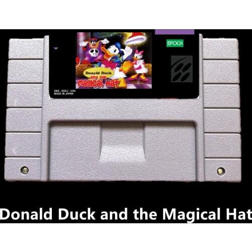 Donald Duck and the Magical Hat USA-NTSC Formate 16 bit 46 pins video games