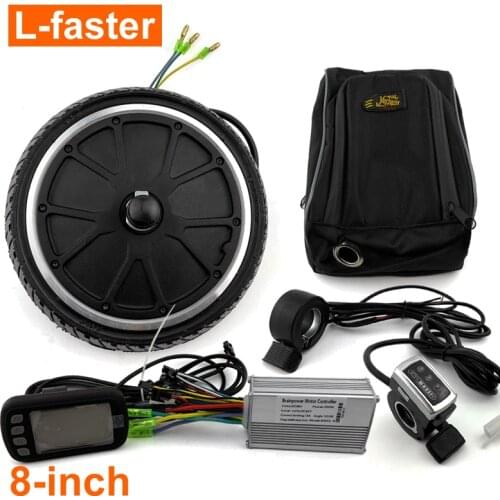 36V 250W ELECTRIC BIKE MOTOR WHEEL KIT ULTRATHIN HUB MOTOR KIT FOR E-SCOOTER BRUSHLESS CONTROLLER WITH EBS BRAKE AND LCD DISPLAY