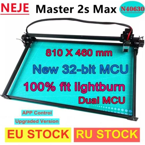 NEJE Master 2s Max 40W N40630 CNC Laser Engraver Cutter Router Wood Cutting Machine With App Control -Bluetooth Lightburn Benbox