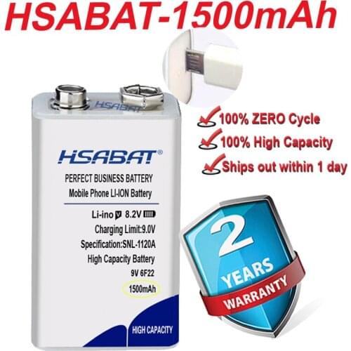 Top Brand 100% New 1500mAh 9V 6F22 li-ion Micro USB lithium Battery for Multimeter Microphone Toy Remote Control KTV use