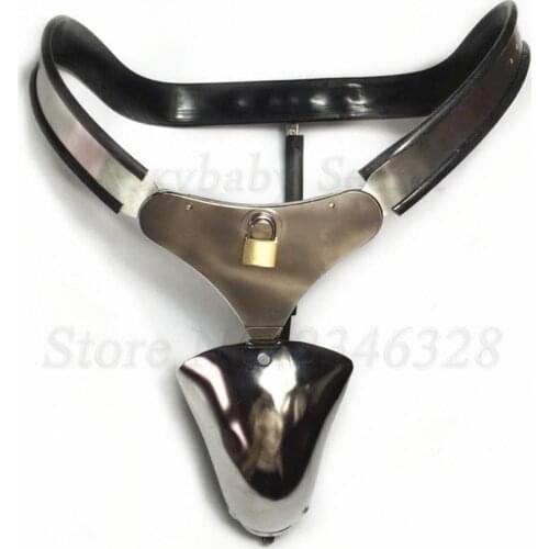 Stainless Steel Male Chastity Belt,Chastity Lock,Metal Cock Cage,Penis Ring,Penis Restraints Underwear BDSM Sex Product For Man