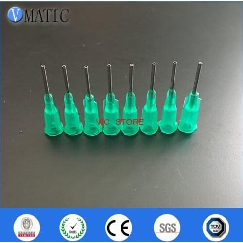 Free Shipping Products Assurance 100pcs/bag Industrial Tips 18G Green Color 0.5'' Dispensing Plastic Needle Tip 1/2 Inch Length