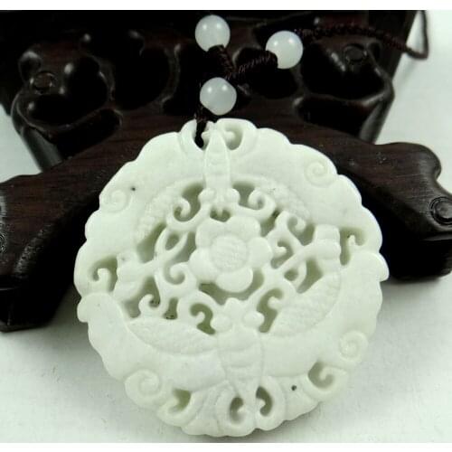 Natural stone Quartz crystal Chinese stone hand-carved statue of bee amulet Pendant for diy Jewelry making necklace Accessories
