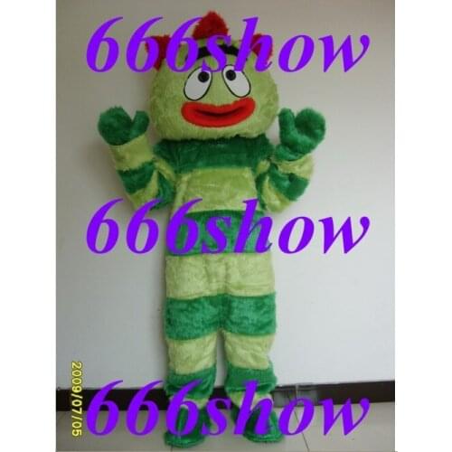 Yo Gabba Gabba Characters brobee Mascot Costume Cartoon Character Costumes mascot costume adult size Fancy Dress Party Suit