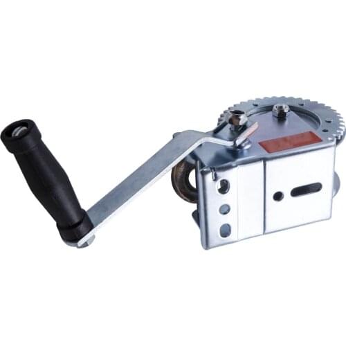 1200lb Hand Winch Hand Crank Strap Winch ATV Jet Ski Trailer Boats Caravan
