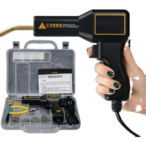 Handy Plastic Welder Garage Tools Hot Staplers Machine Staple PVC Plastic Repairing Machine Car Bumper Repair Hot Stapler