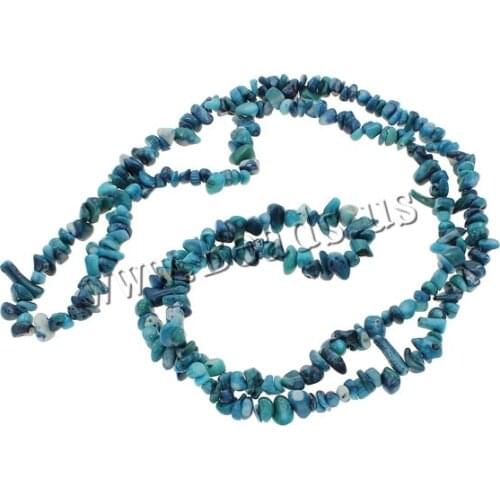 Blue Semi-precious Beads DIY Jewelry Findings Beads 5-8mm Freeform Shape Natural Stone Gem stone Chip Loose Beads 260PCs/Strand